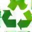 Recycled materials eco icon